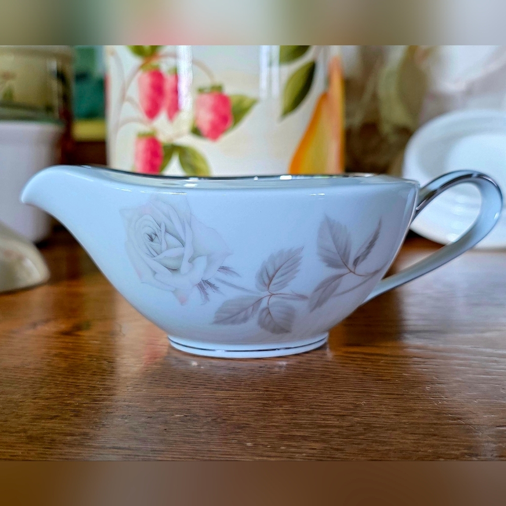Noritake Melrose Pattern Gravy Boat EUC BEAUTIFUL Mid-Century Modern